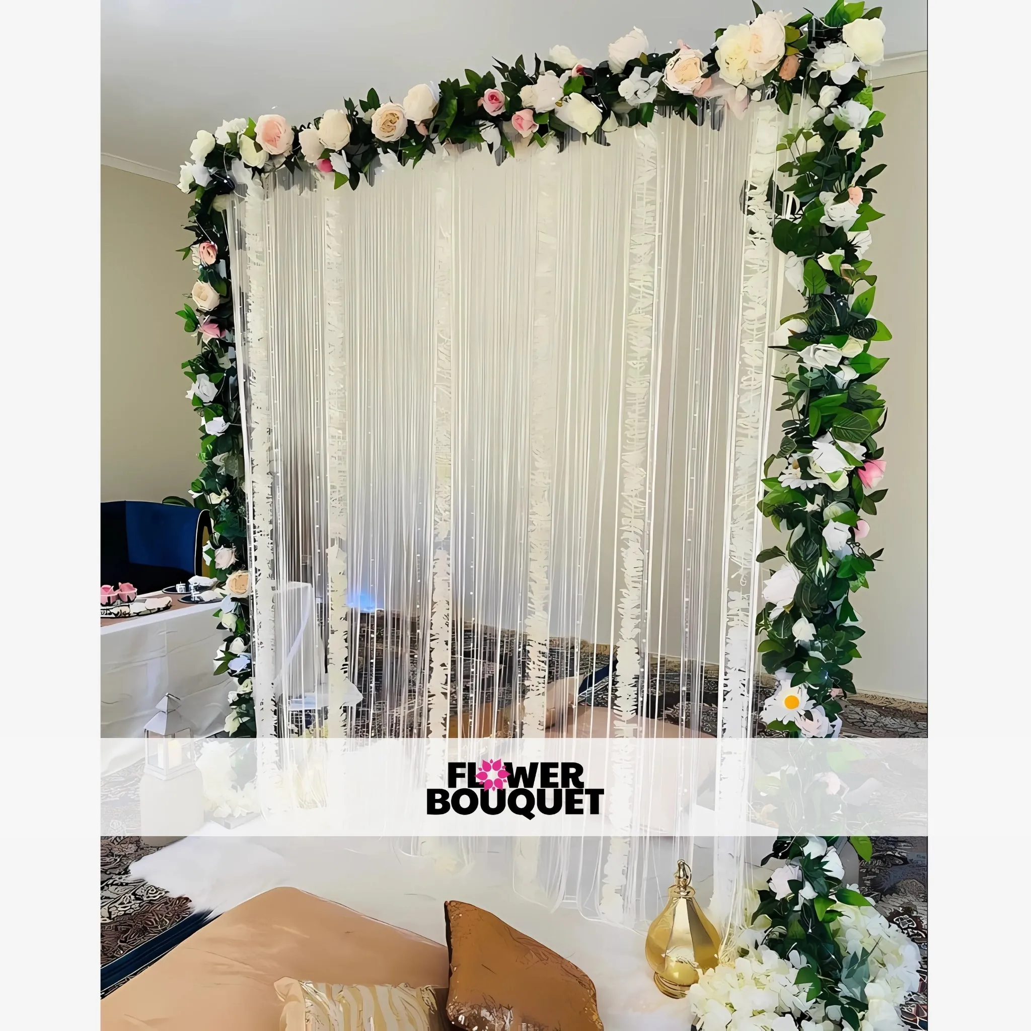Elegant Floral Backdrop